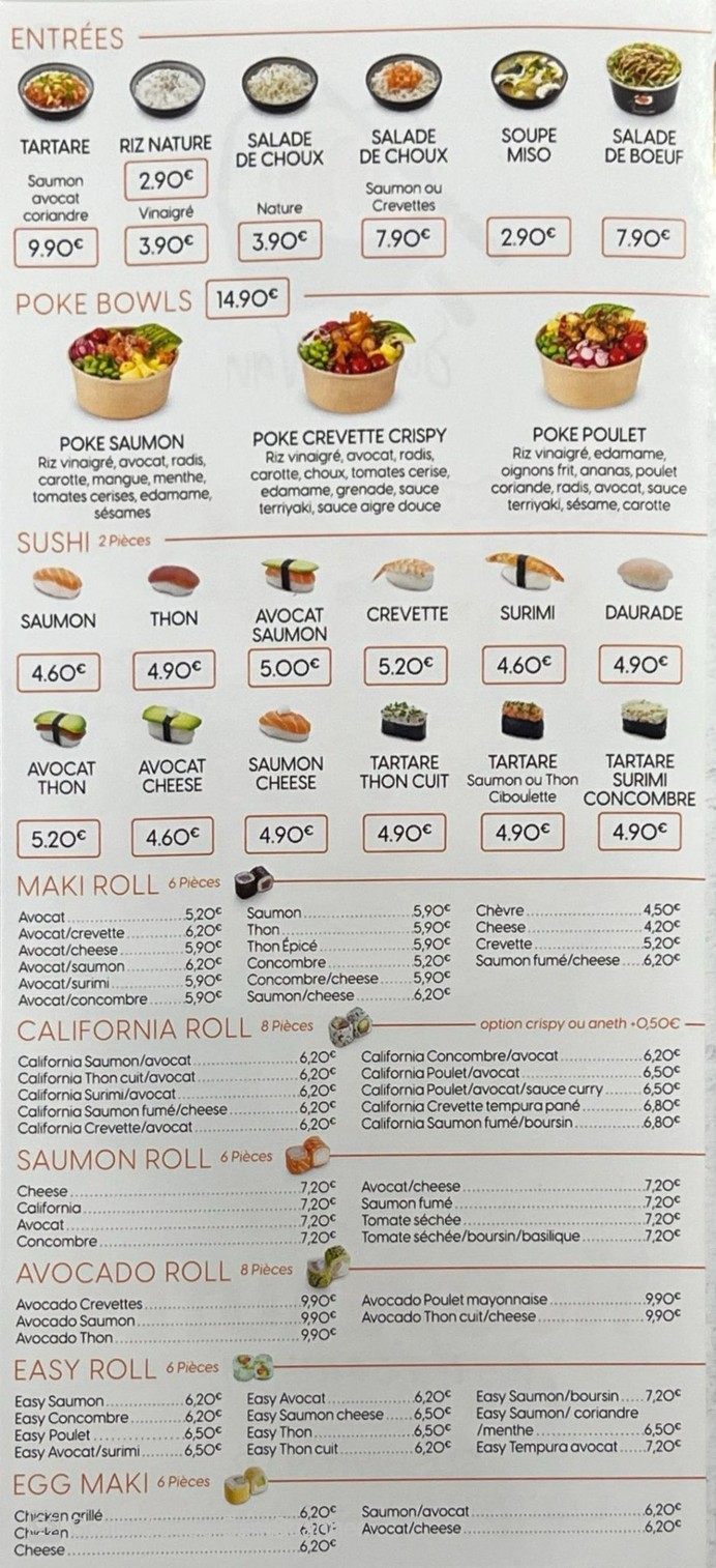 Sushi Wan Bezons menu 1