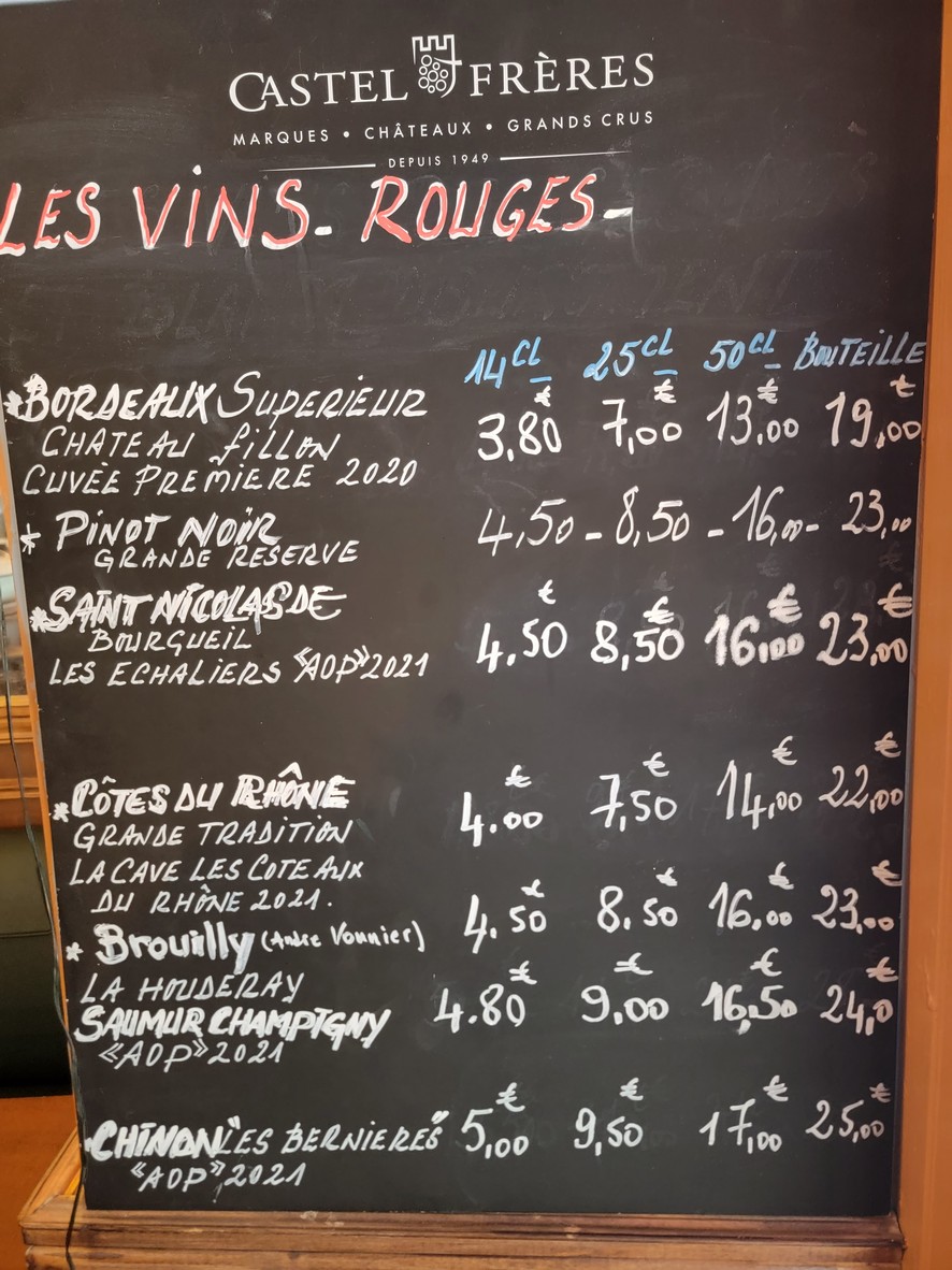 LE REFUGE menu 3
