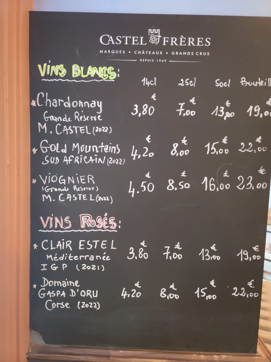 LE REFUGE menu 4