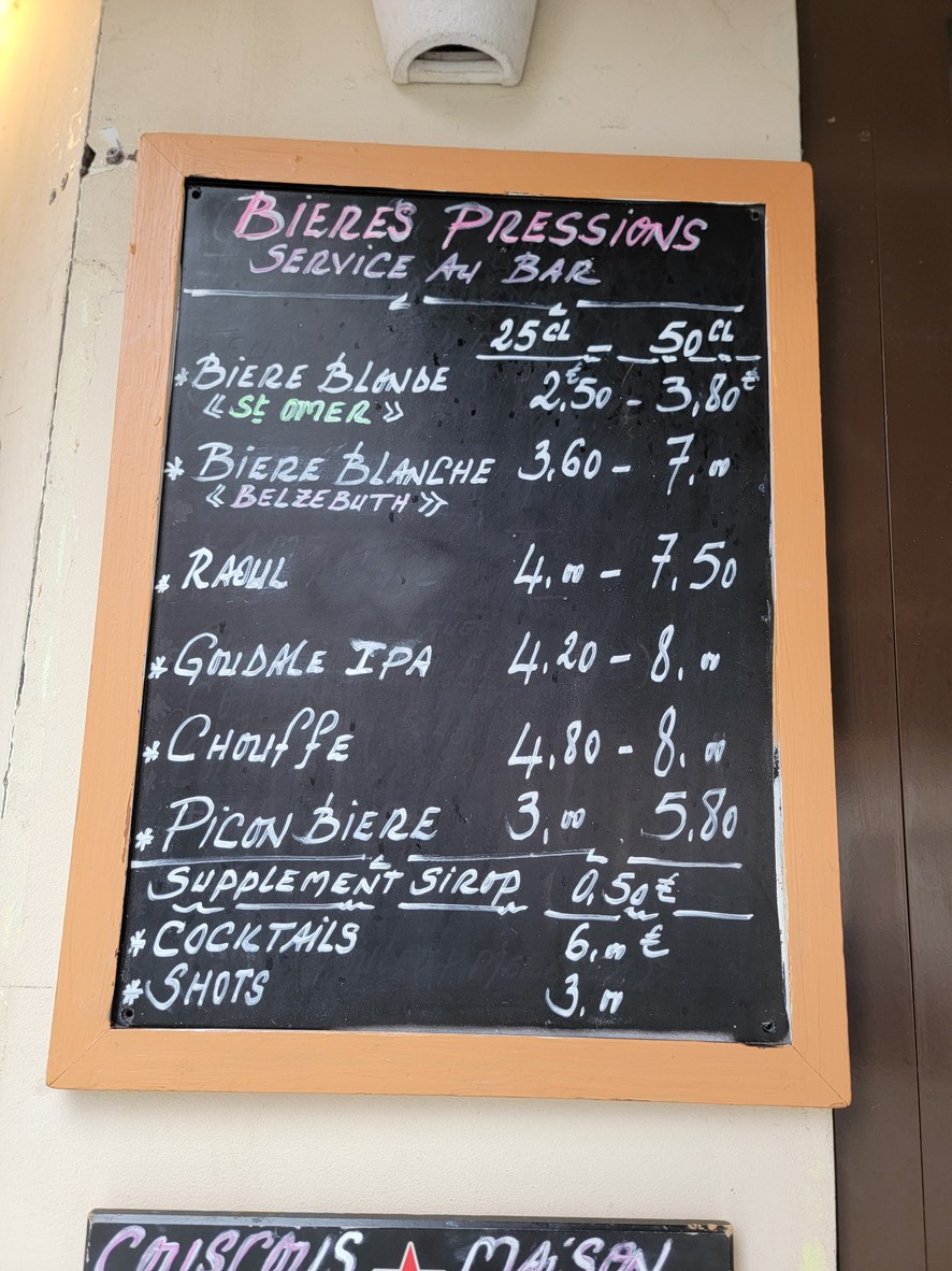 LE REFUGE menu 5