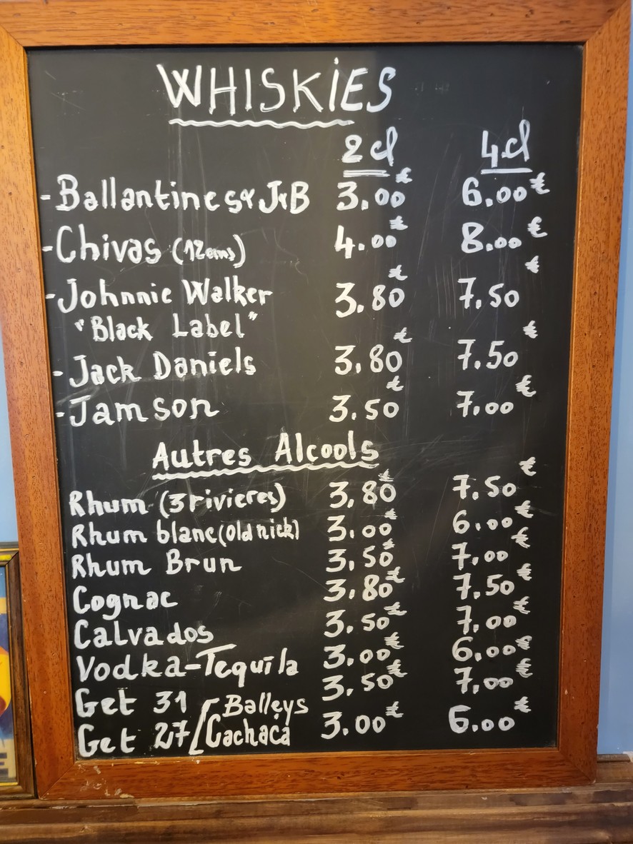 LE REFUGE menu 6