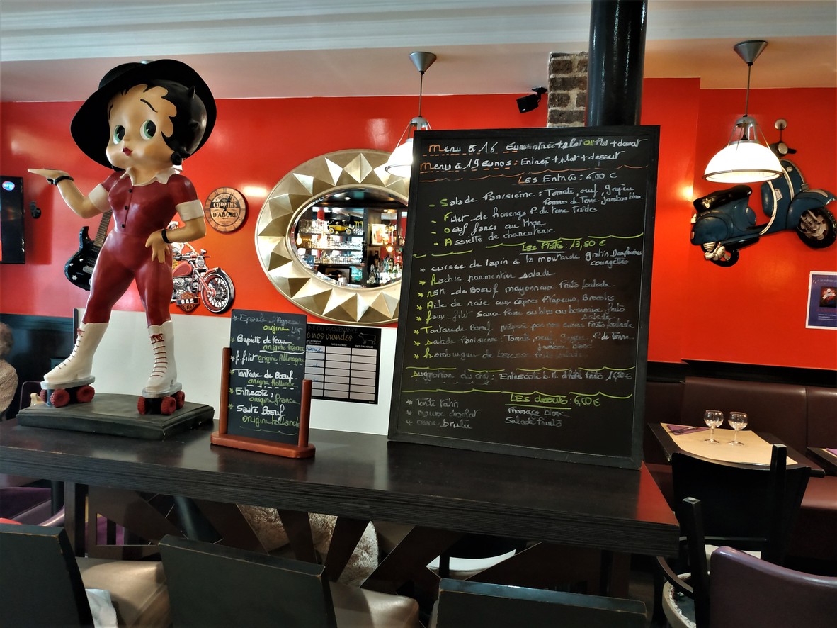 Restaurant l'Excuse menu 1