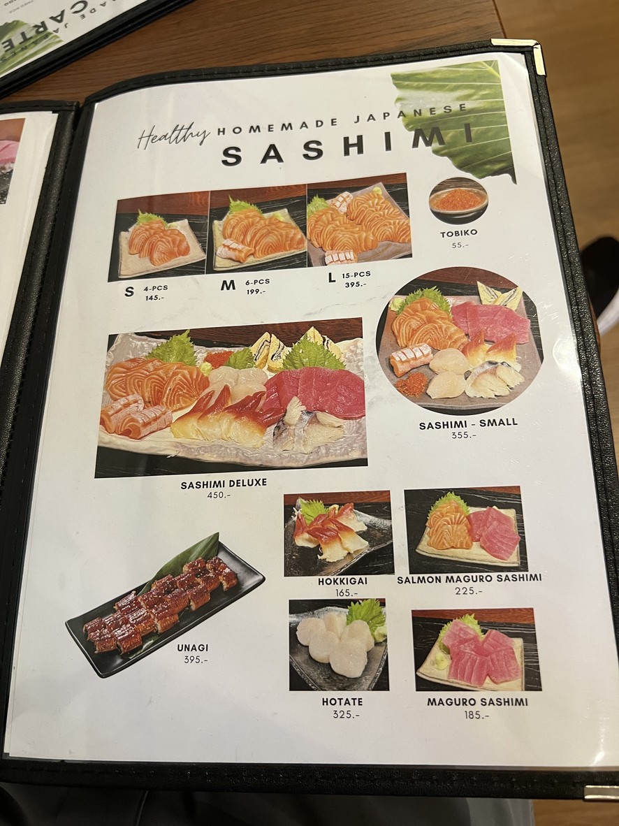 NEN (念) Sushi And Don - Sathon 11 menu 3