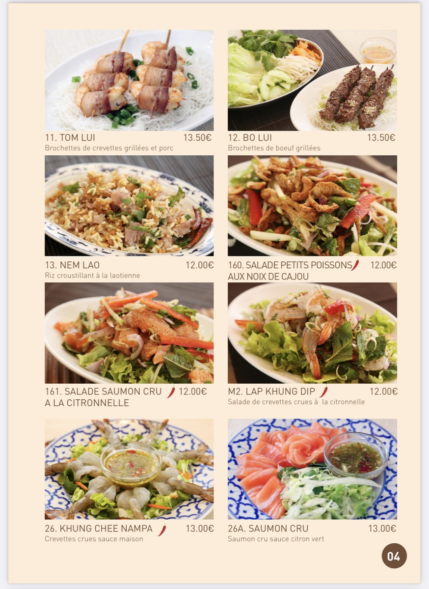 Lao Viet menu 2