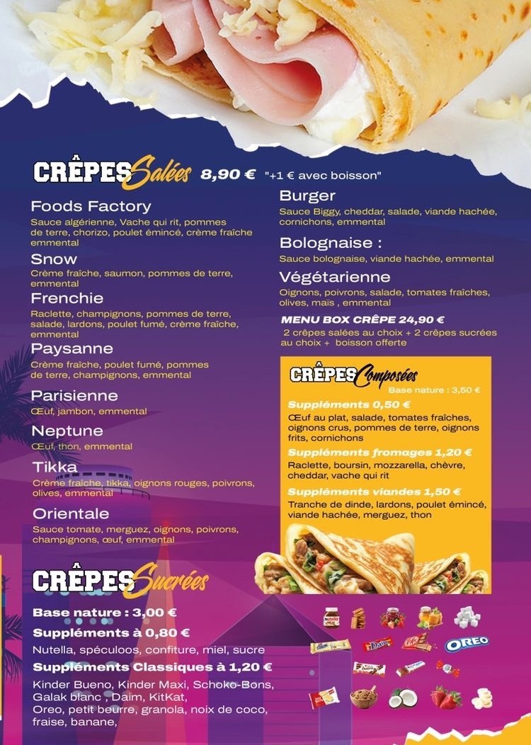 Food's Factory menu 3