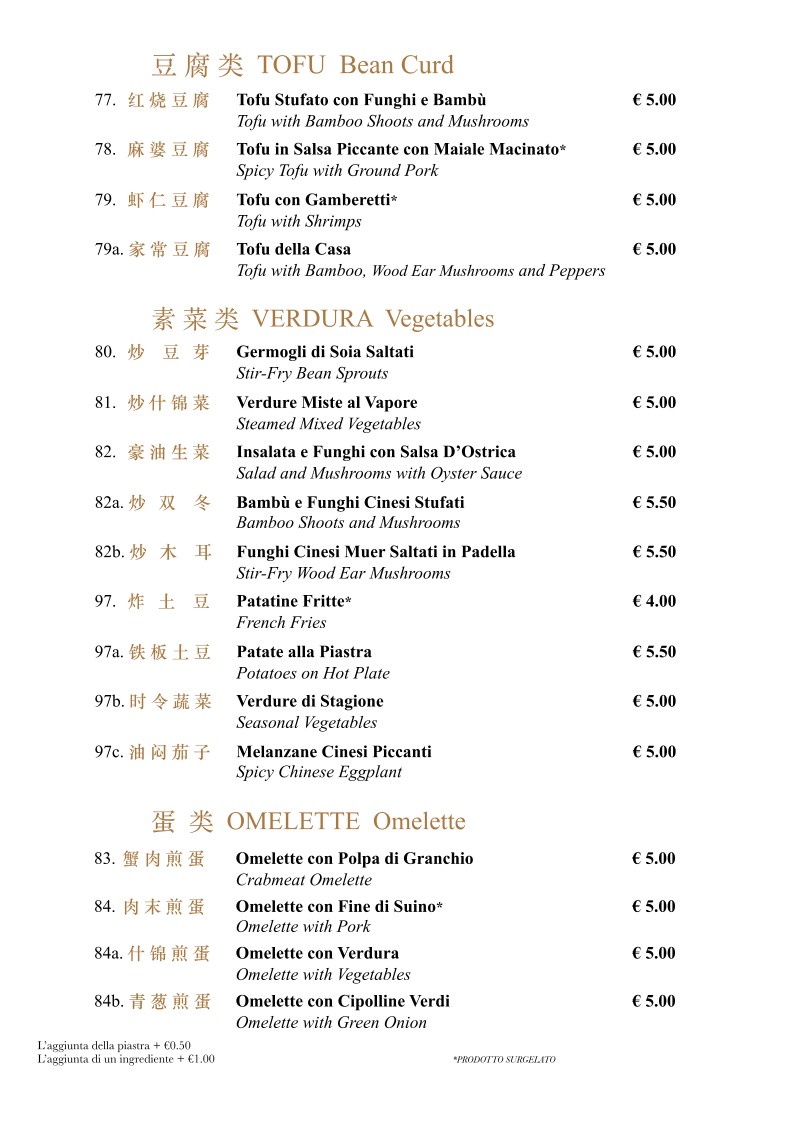 Ristorante Eur Cina menu 8