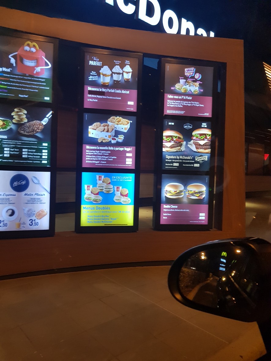 McDonald's menu 1