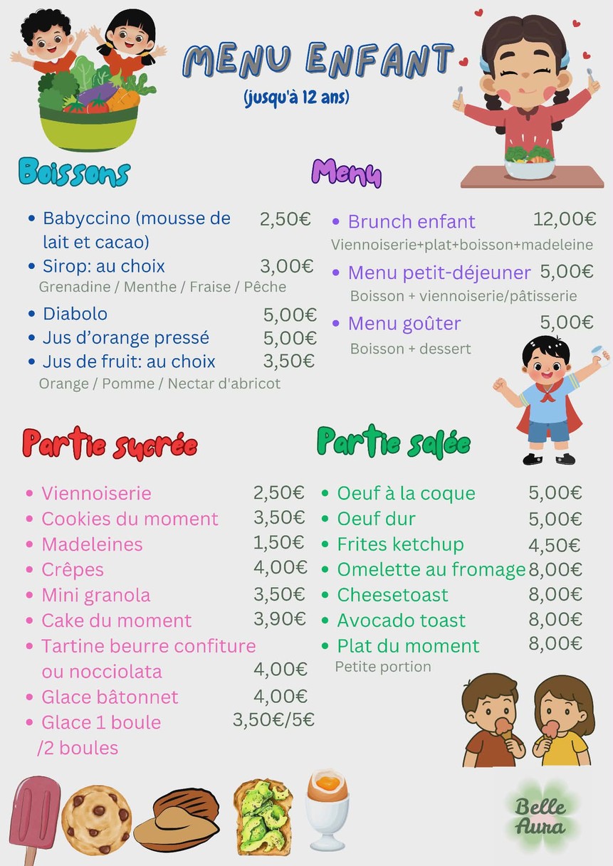 Ernestine Café menu 2