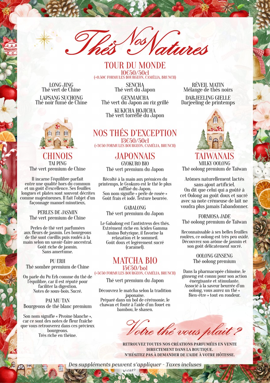 Le Jardin de Mademoiselle menu 3