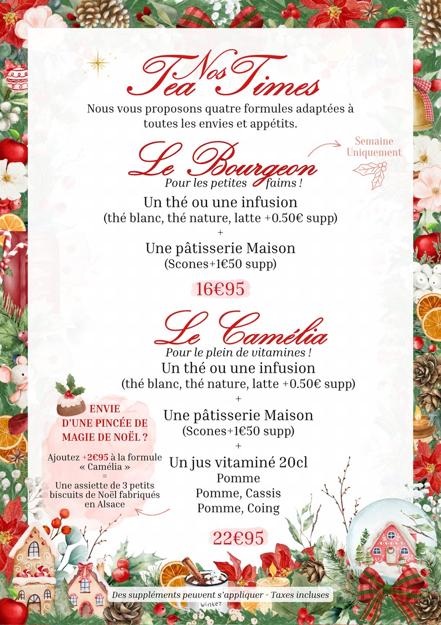 Le Jardin de Mademoiselle menu 4