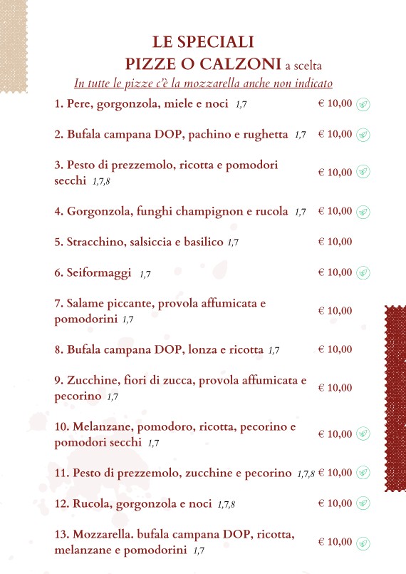 Da Vittorio a Portuense menu 4