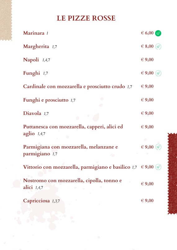 Da Vittorio a Portuense menu 6