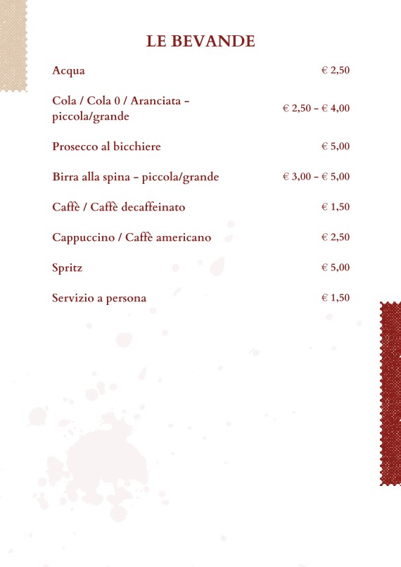 Da Vittorio a Portuense menu 10