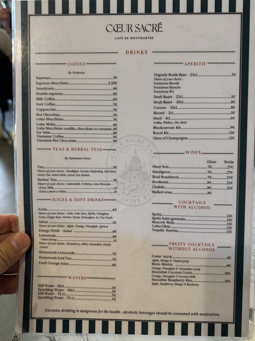 Corcoran's menu 2