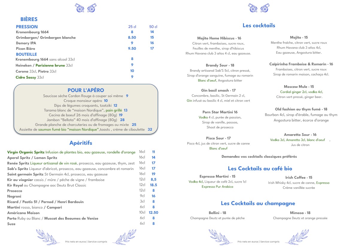 El Bonaparte menu 4
