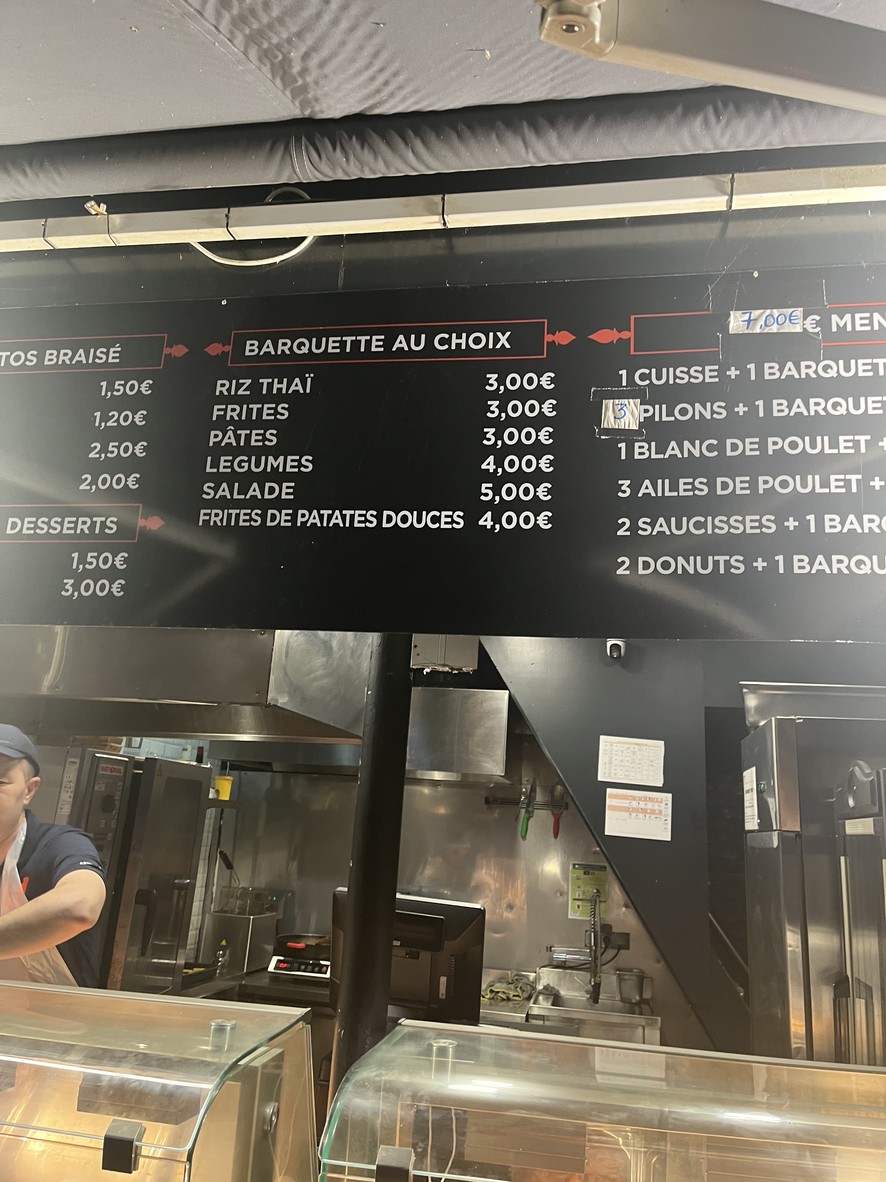 Pouletos Braisé - Ivry-sur-Seine menu 2