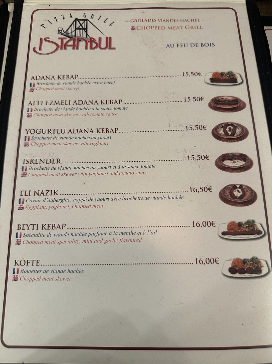 Pizza Grill Istanbul menu 2
