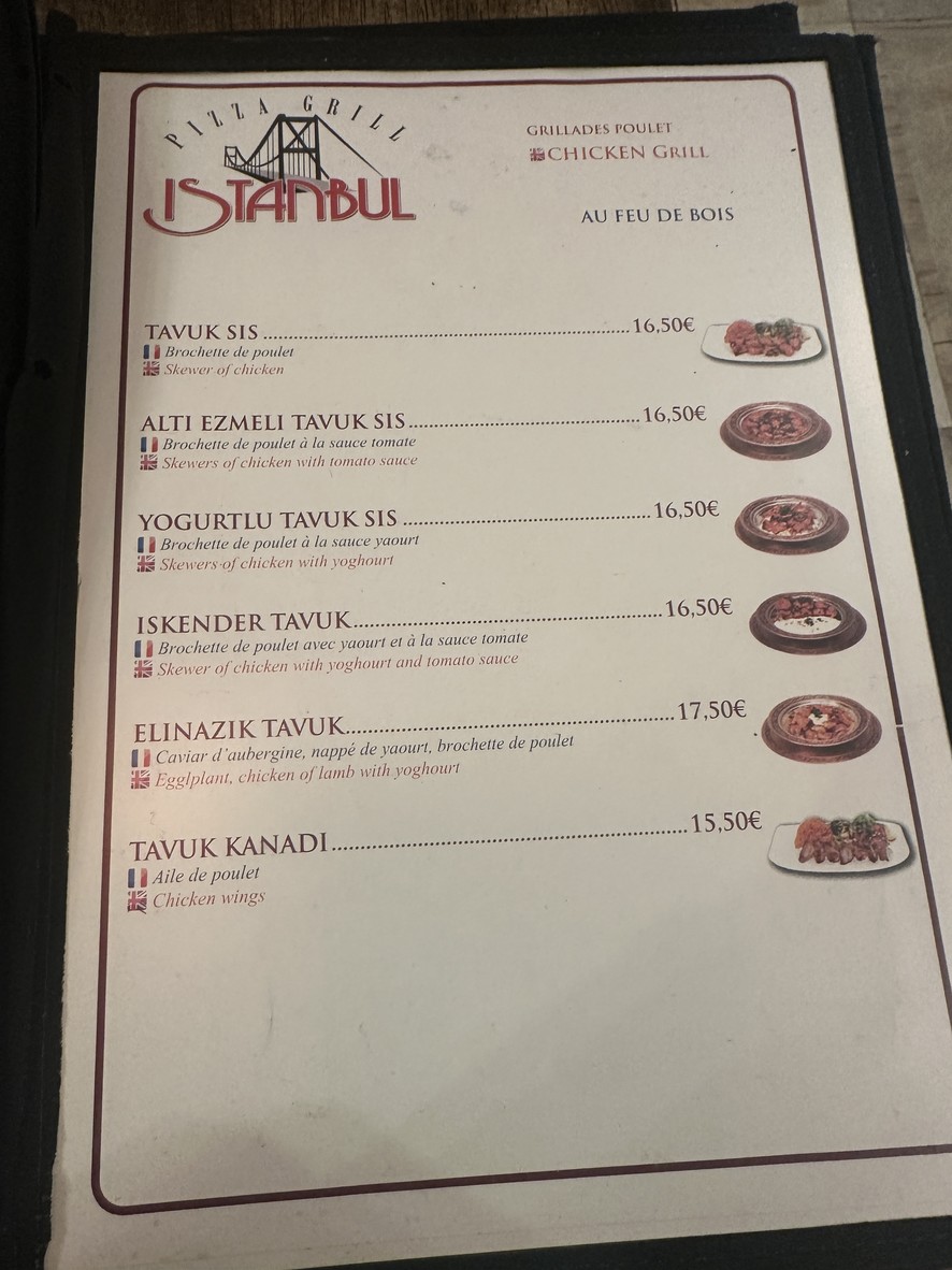 Pizza Grill Istanbul menu 3