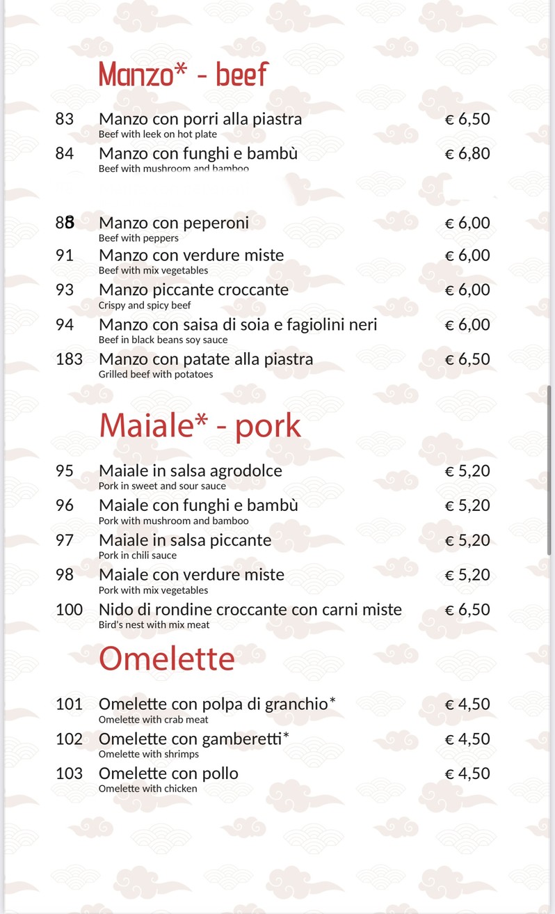 Xian Du menu 4