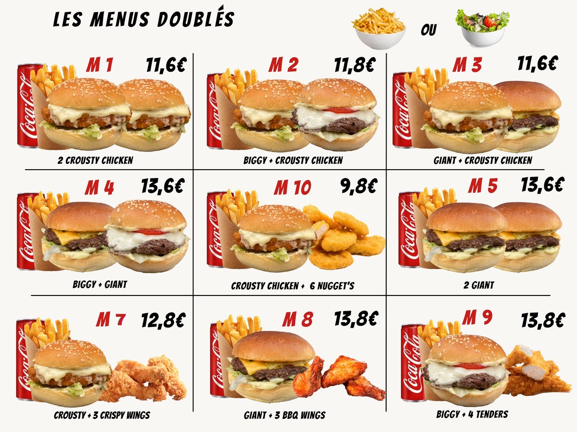 Yankee Burger Fast-food Nanterre Préfecture menu 4
