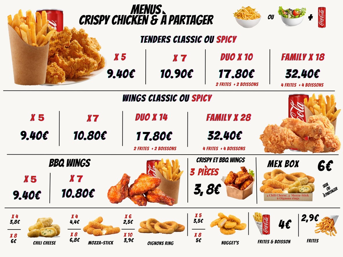 Yankee Burger Fast-food Nanterre Préfecture menu 5