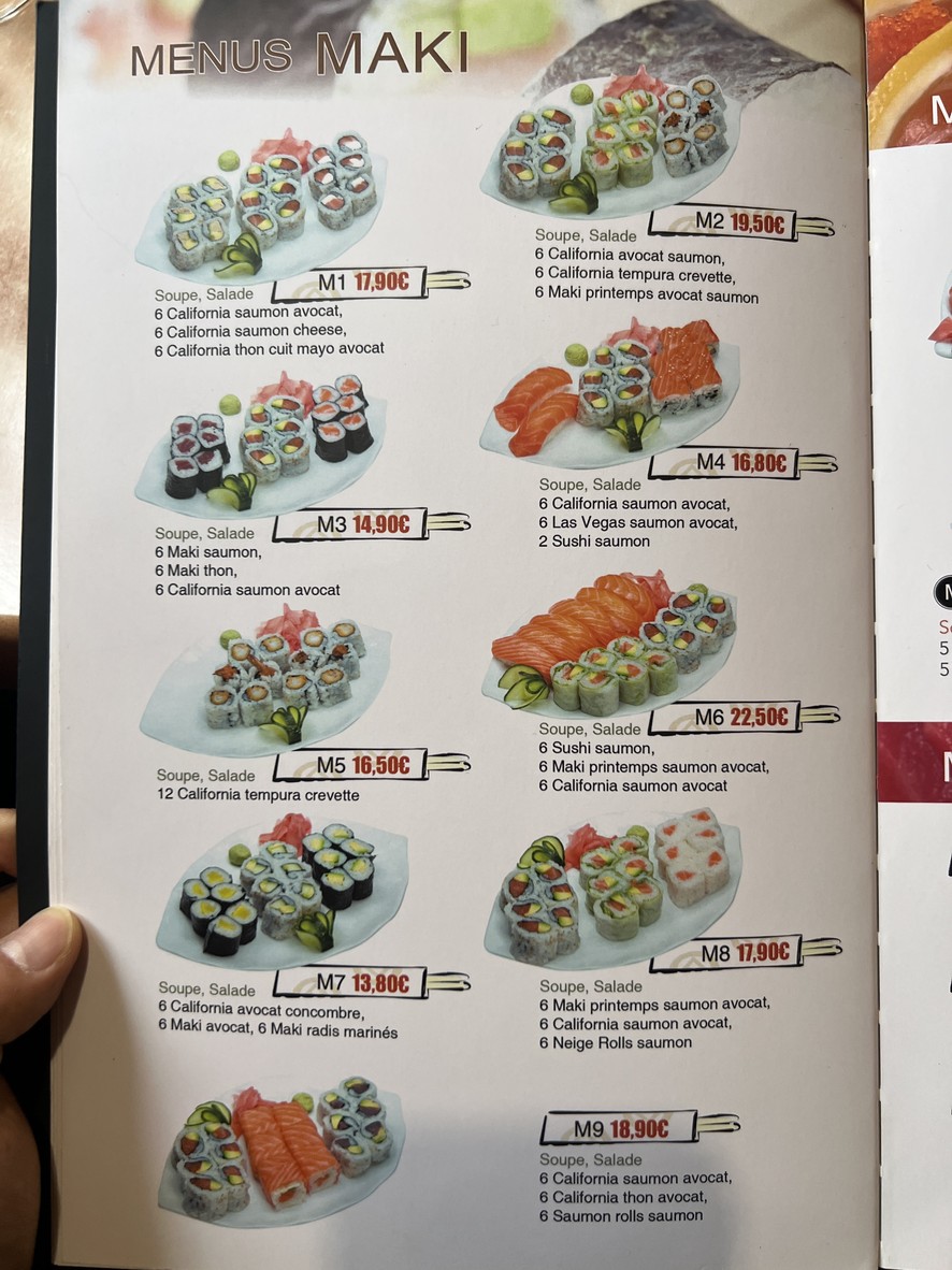 Yanagawa menu 2