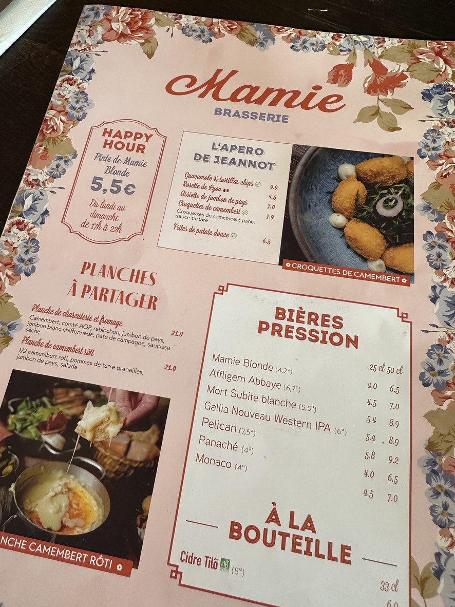 Abuela menu 1