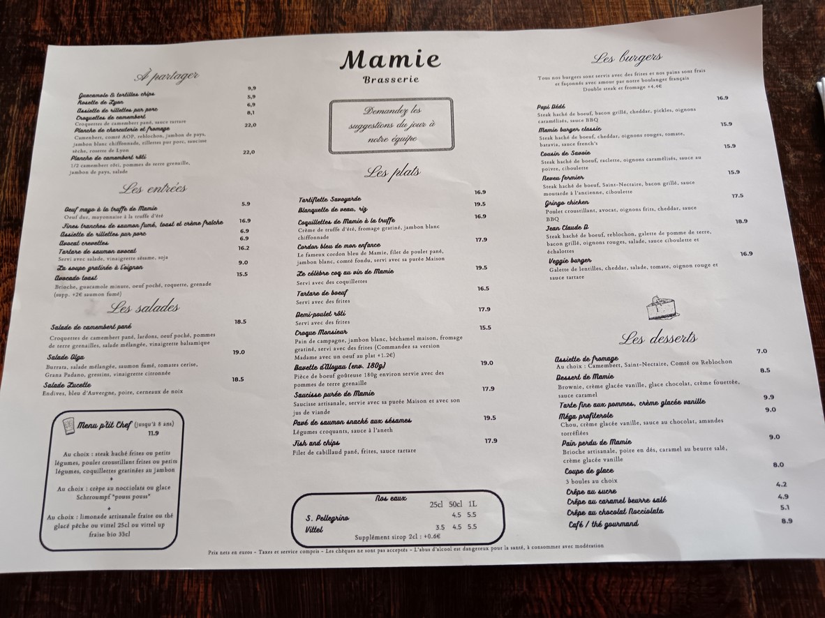 Abuela menu 2