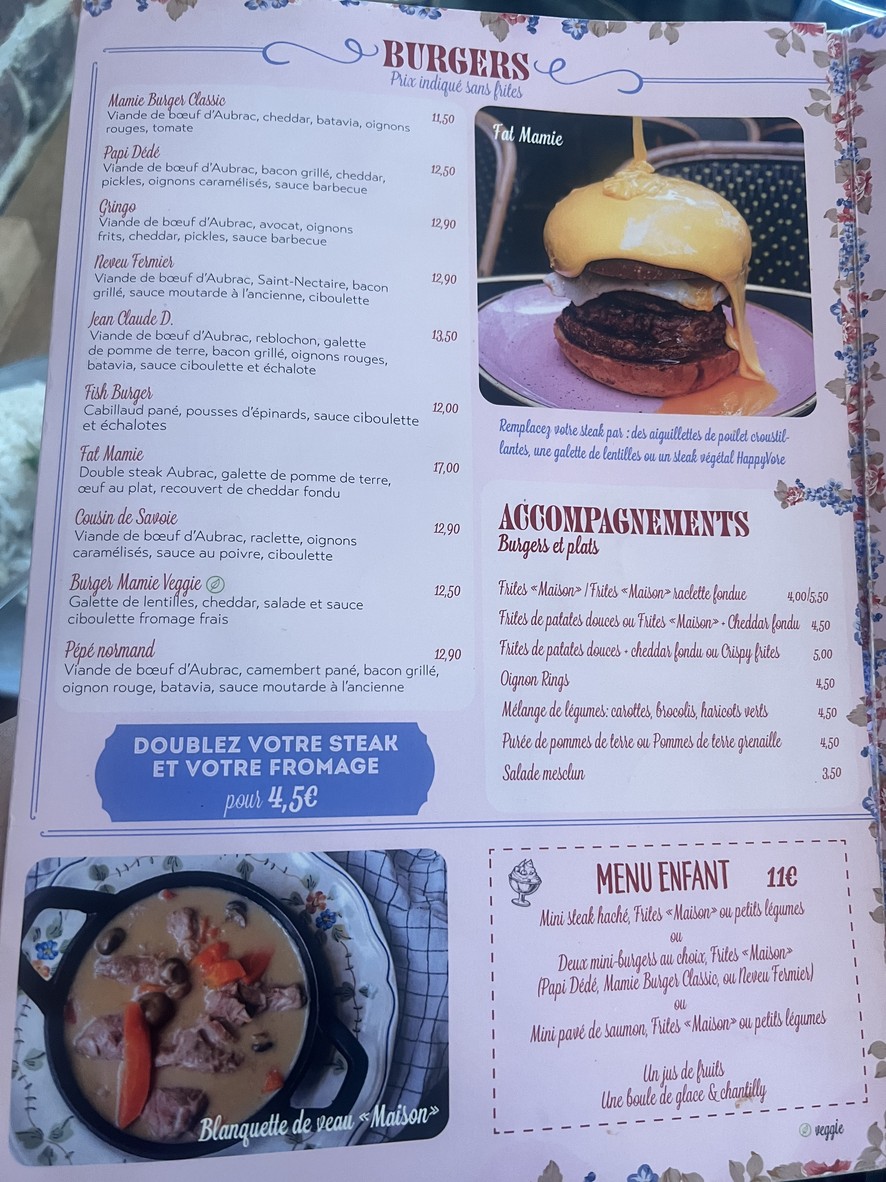 Abuela menu 3