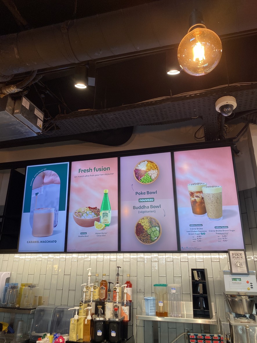 Starbucks menu 2