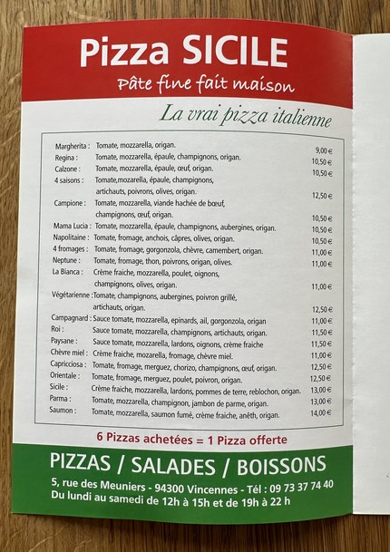 Pizza Sicile