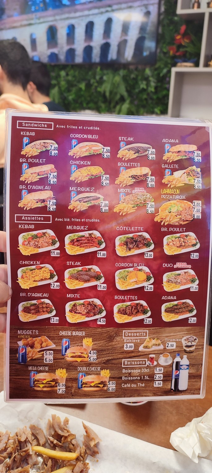 Çiragan menu 2