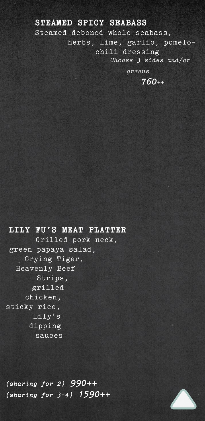 Lily Fu's - Authentic Thai Restaurant menu 6