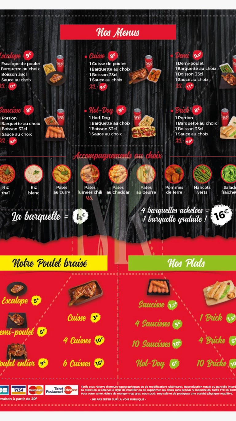 La Pizz menu 2