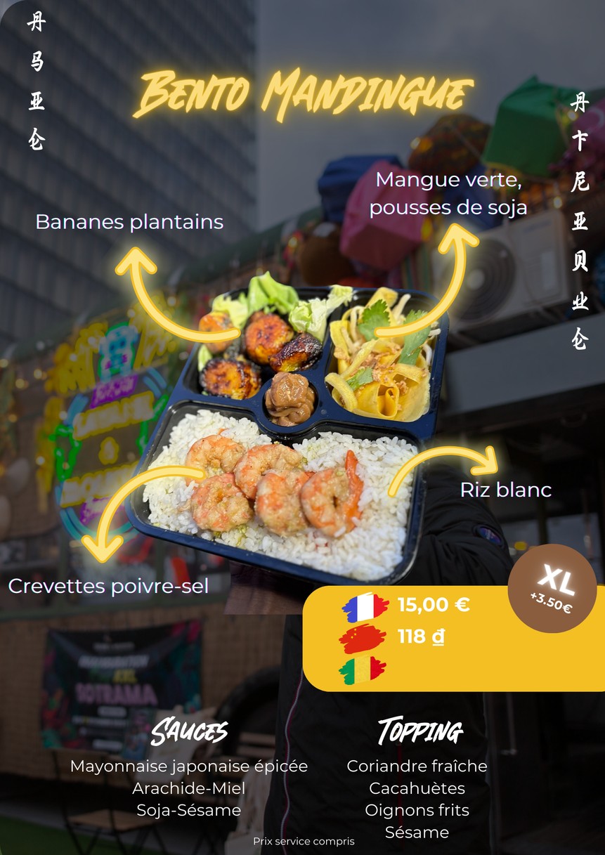 Savane & Mousson Streetfood - Le Bus menu 5
