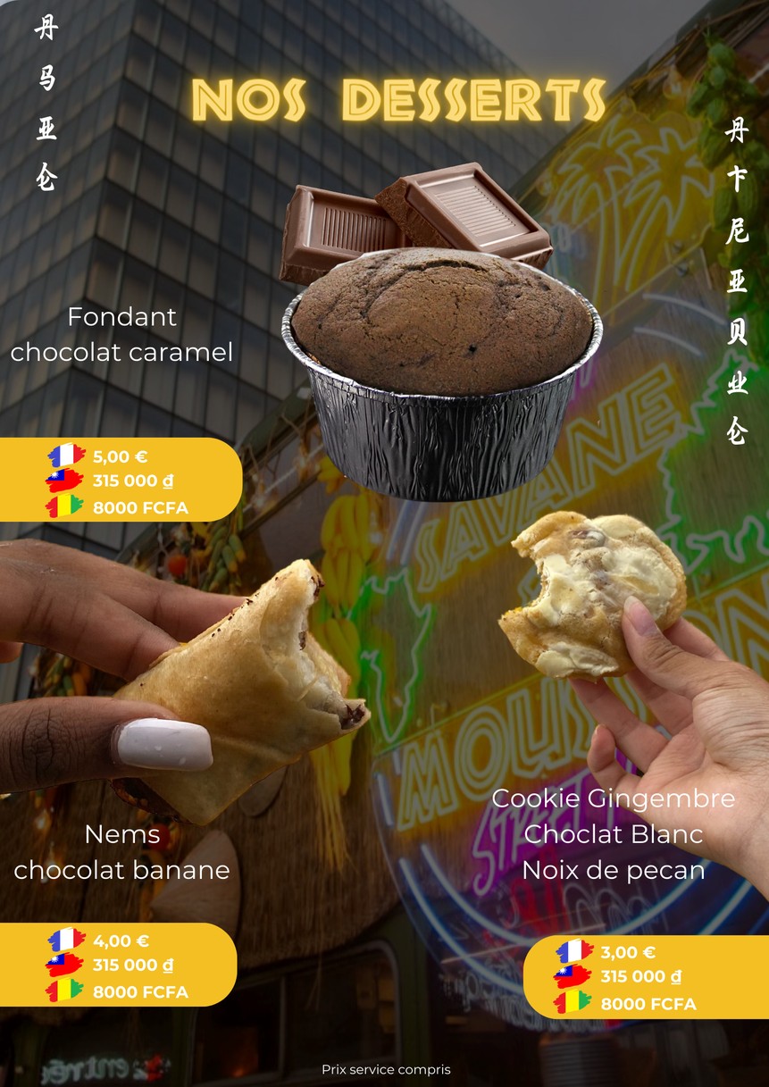 Savane & Mousson Streetfood - Le Bus menu 6