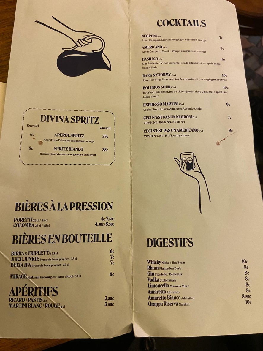 Pizzeria Tripletta menu 3