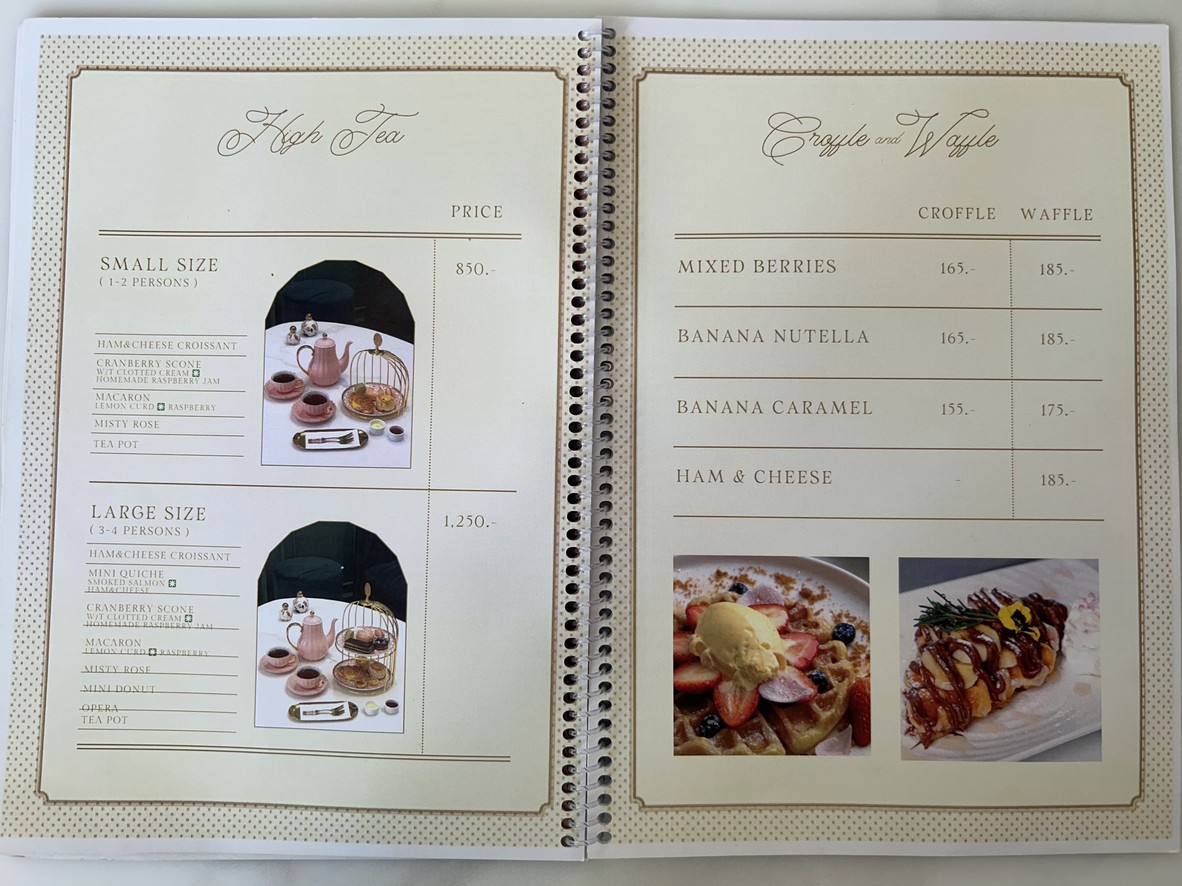 Cafe Les Soeurs menu 2