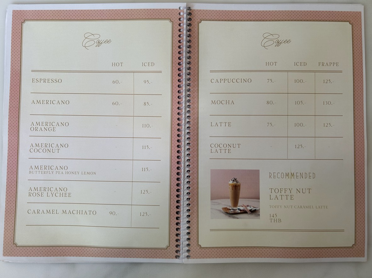 Cafe Les Soeurs menu 4