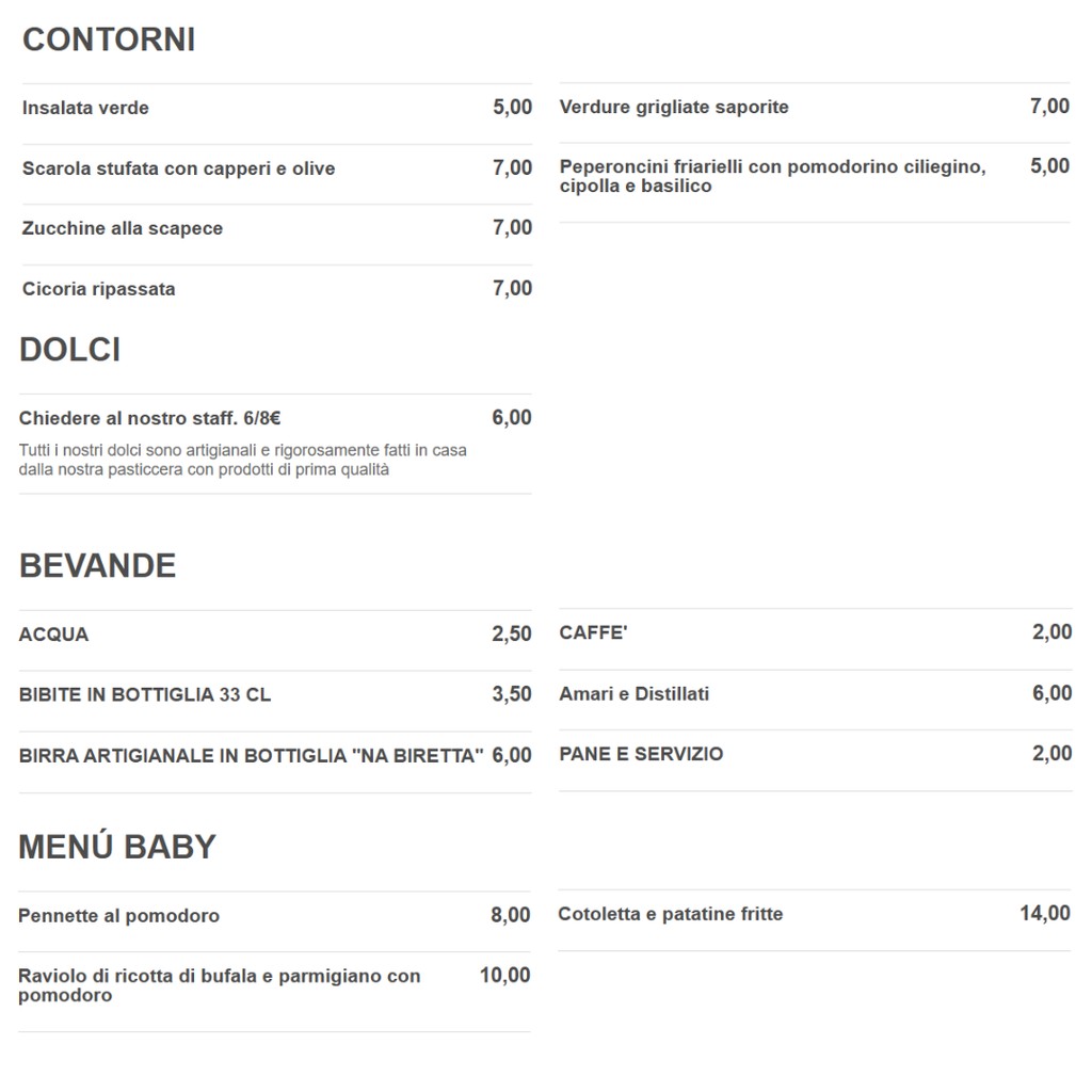 Ristorante Madia Drogheria menu 4