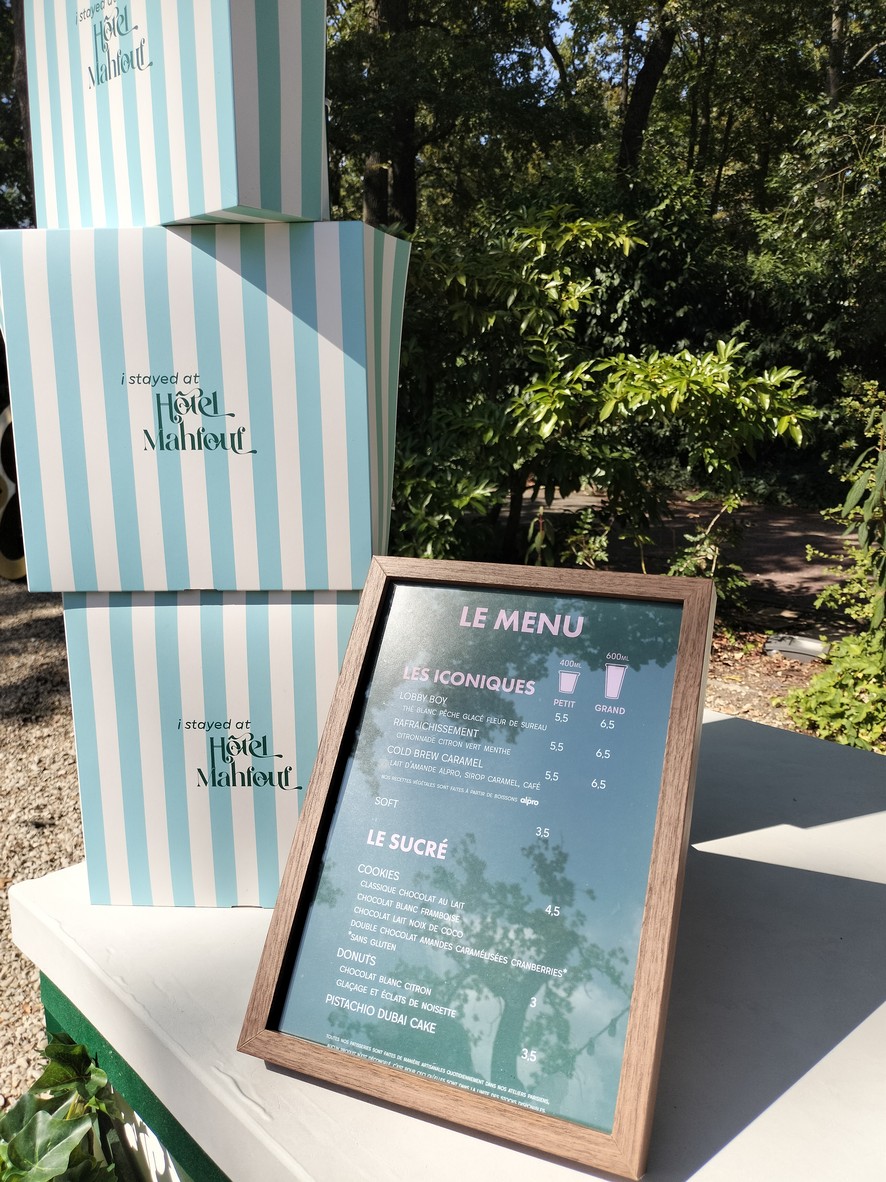 Hôtel Mahfouf - Le Jardin menu 2