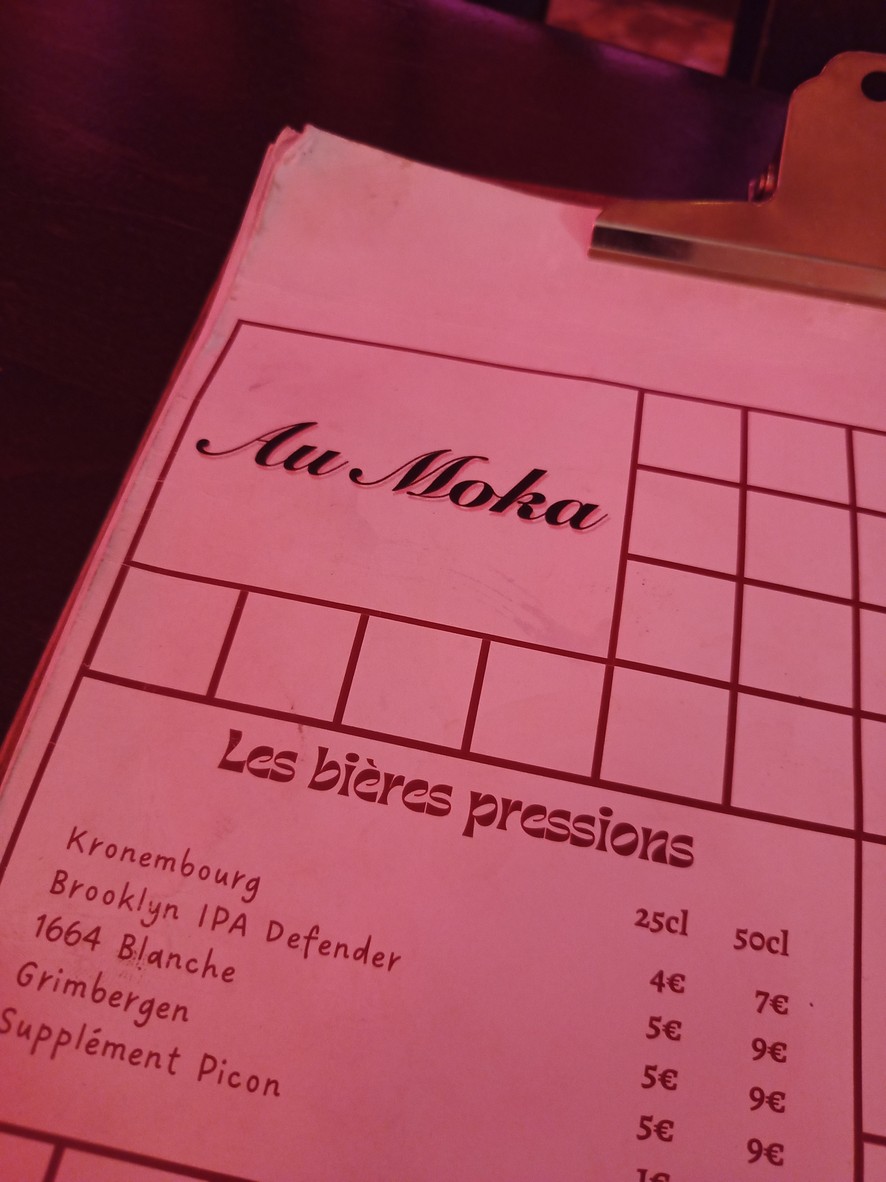 Brasserie Au Moka menu 2