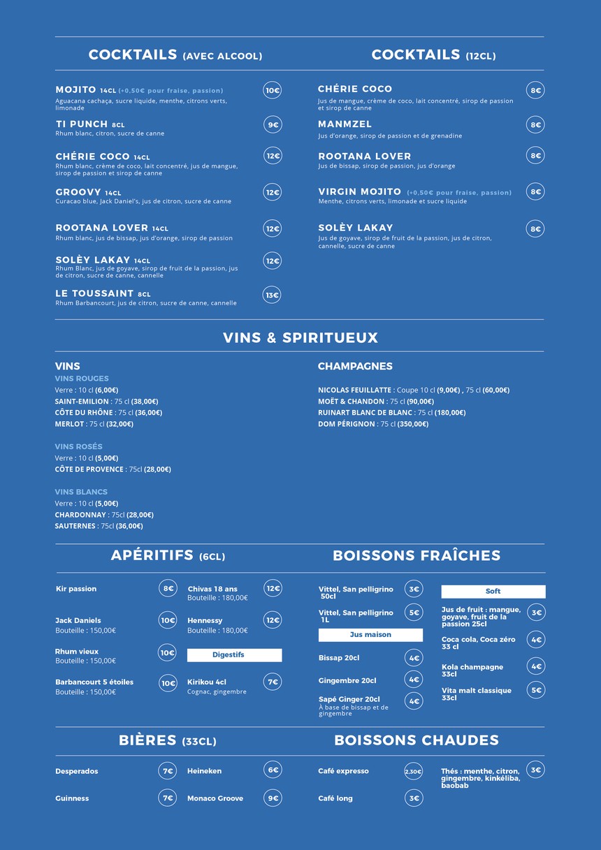 The Groovy menu 2