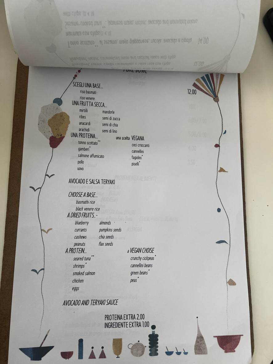 Materia Cafe menu 4