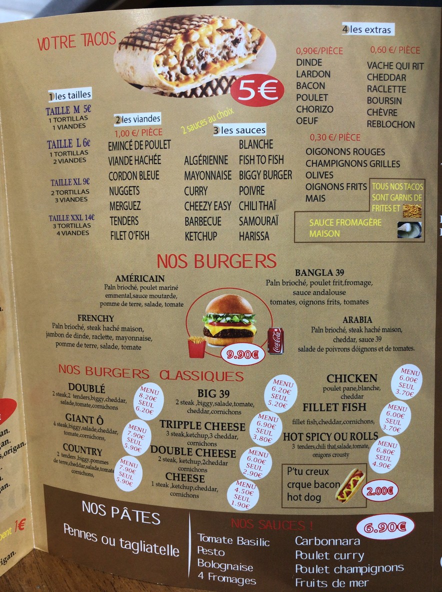 Pizza Noni menu 3