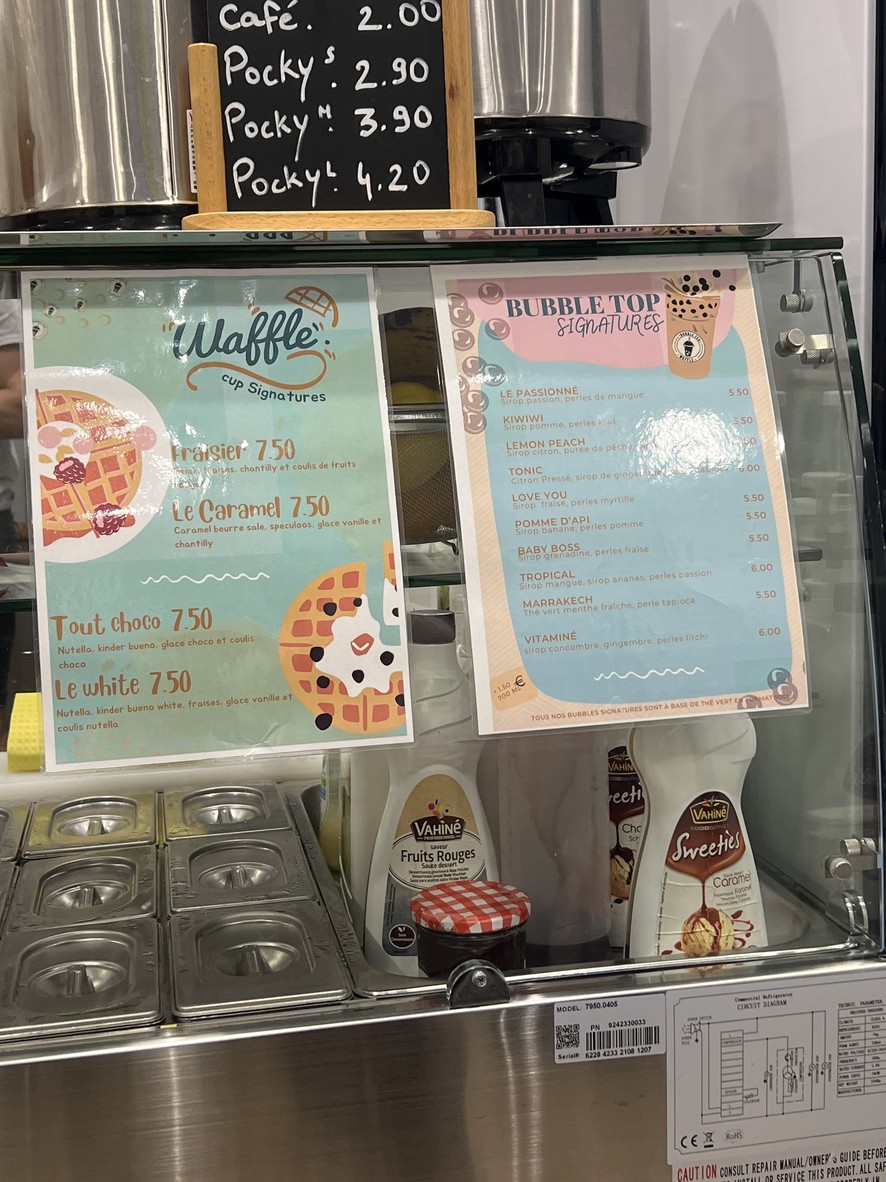 Monte Cristo Paris 20 menu 2