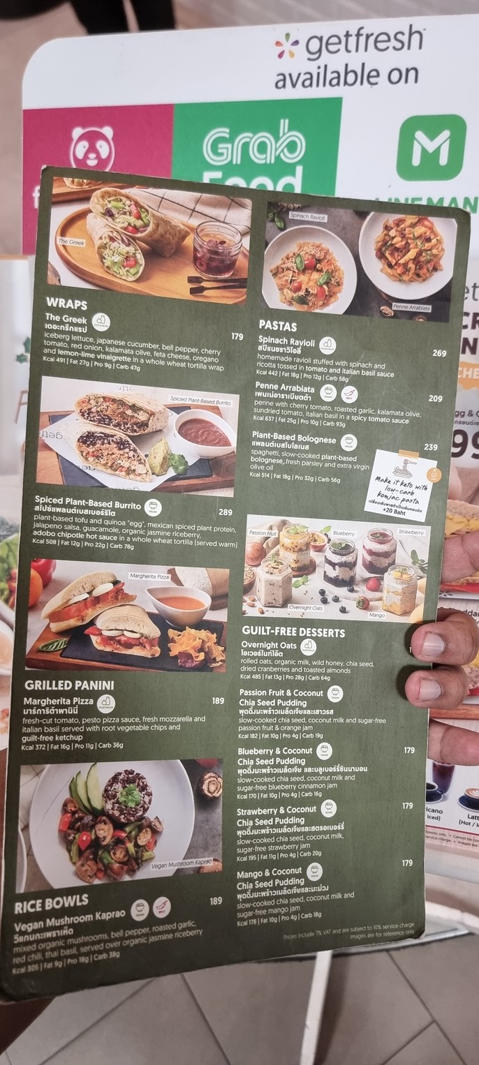 getfresh 在 Nanglinchee 市场 menu 2