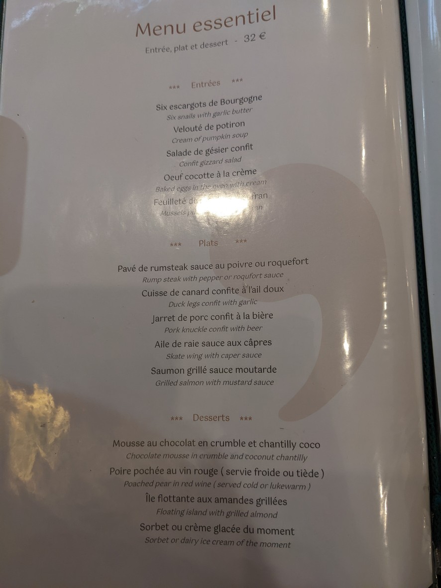 Virgule menu 3