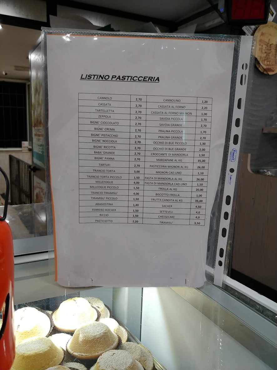 Pasticceria Mizzica! menu 5