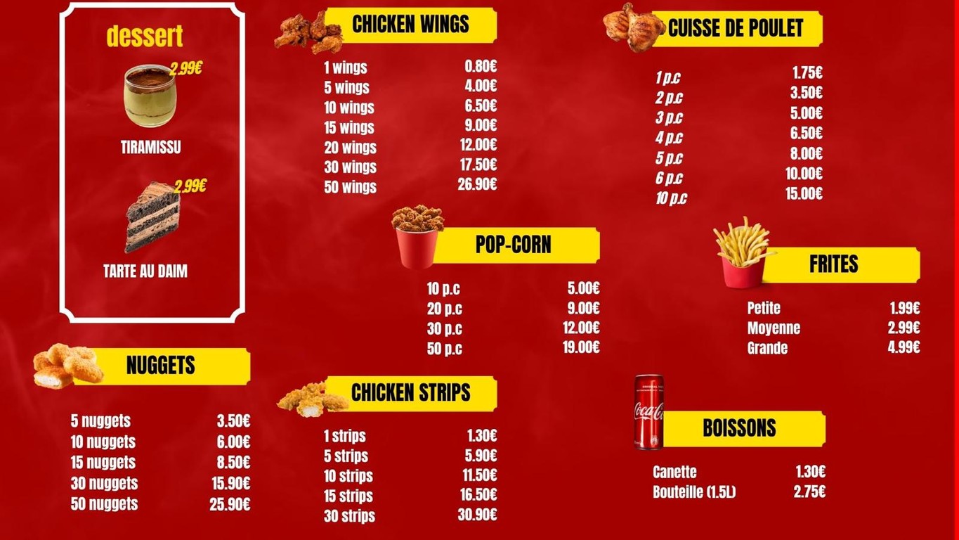 Maxin Chicken menu 4